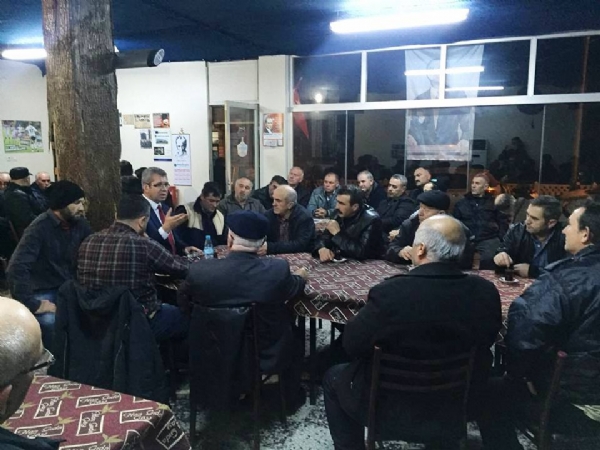 Bakanmz Ali Dermenci Byk Mandral yeleri ile Bir Araya Geldi