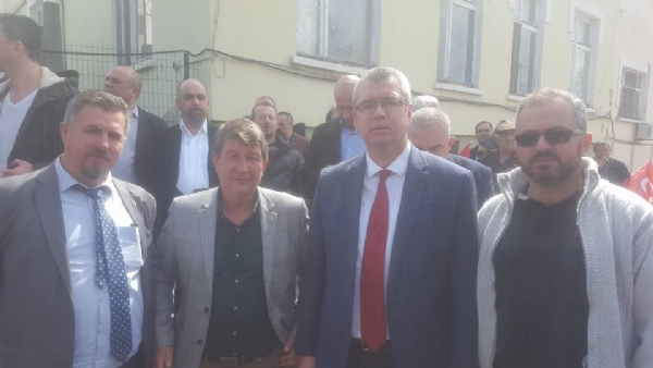 Bakanmz Ali Dermenci Alpullu eker Fabrikas in Dzenlenen Basn Aklamasnda