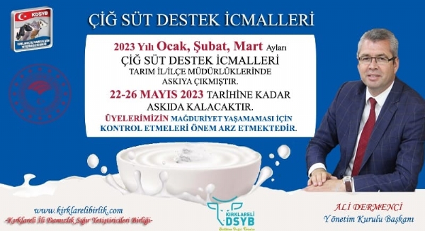 Ocak, ubat, Mart 2023 i St Destekleri