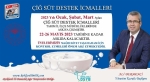 Ocak, ubat, Mart 2023 i St Destekleri